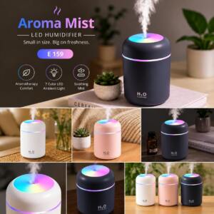 Mini Aroma Mist LED Humidifier – Premium Corporate Gift