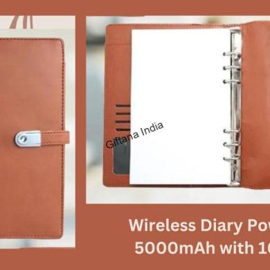 Jute Diary Power Bank 10000mAH with 16 GB USB Pen drive