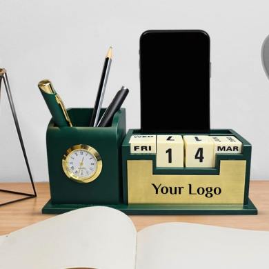 calender with clock